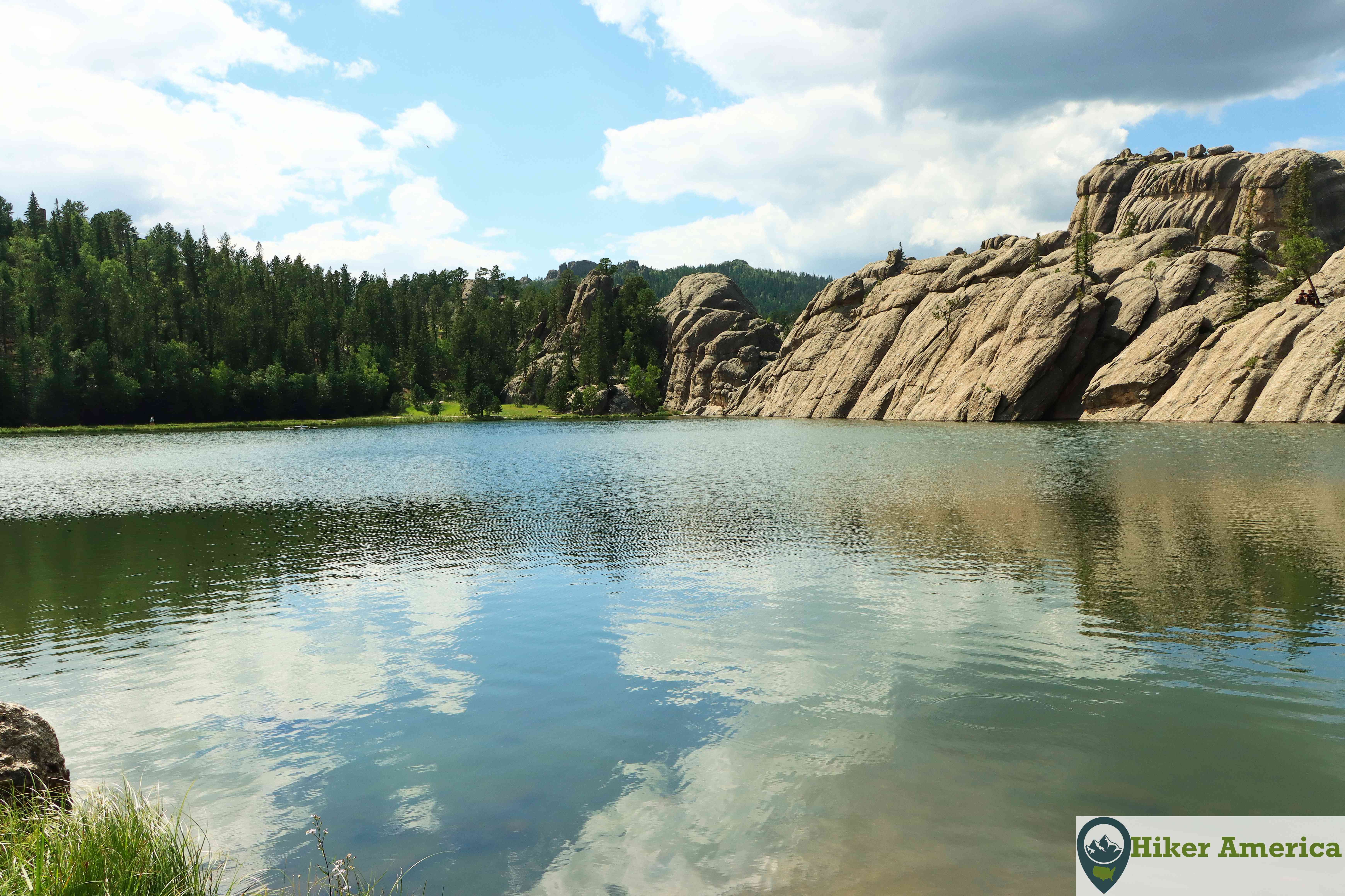 Sylvan Lake near the trailhead.